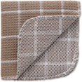 thumbnail image 2 of Scrubber Dishcloths Collection Windowpane, 12x12, Stone/White 6 Piece, 2 of 7