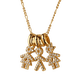 thumbnail image 2 of Collar para Mujer de Niños LuckyLy Baño de Oro 14k y Zirconia Cúbica Cadena y Charms Modelo Darcy Niño y Niña dorado, 2 of 6