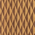 thumbnail image 1 of Ahgly Company Indoor Square Abstract Brown Modern Area Rugs, 6' Square, 1 of 4