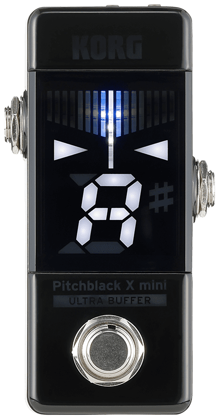Korg Pitchblack X Limited Edition Chromatic Pedal Tuner, Blue
