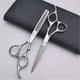 thumbnail image 1 of Tijeras de corte y de entresacar para el cabello, juego de 15 cm (6 pulgadas) de acero japonés, ergonómicas para peluquería., 1 of 5