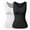 2,Black+White, variant on COMFREE Camisoles with Built in Bra for Women Plus Size Tummy Control Tank Tops Shapewear