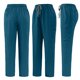 thumbnail image 4 of Ceisia Men's Solid Color V-Neck Nurse Uniform Set, Short Sleeve Scrub Top with Elastic Waist Pants for Healthcare Professionals Navy M Gifts, 4 of 7