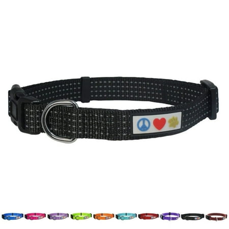 - Pawtitas Pet Soft Training Adjustable Reflective Stitching Puppy / Dog Collar