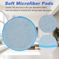 thumbnail image 4 of UYGDUY-Electric Mop Pads, 6.3inch Floor Cleaning Round Spin Mop Pads for Electric Mop, 6.3inch Round Electric Mop Pads(6 Pack), 4 of 4