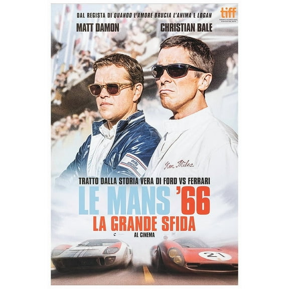 Ford vs Ferrari - IMAX - Vintage Racing Poster (8x12Inches(US/CANonly))