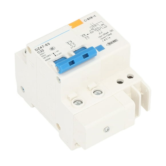 Ground Fault Circuit Breaker,Small Circuit Breaker Ground Ground Fault Circuit Interrupter Residual Current Isolator Striking Appearance