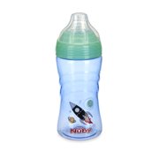 Nuby Thirsty Kids Sip-It Sport Soft Spout Cup, 12oz, Rocket
