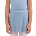 thumbnail image 6 of Girls' Dresses Girls Dance Skirt Ballet Practice Wrap Side Slit Elastic Waist Shaping Tutu for Performance and Class Grey M, 6 of 6