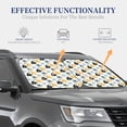thumbnail image 4 of Daiia Cute Elephant 2PCS Car Windshield Sun Shade, Foldable Sun Shield for Car Front Window, Auto Sun Blocker Visor Protector Universal for Truck SUV Pickup-Small, 4 of 7