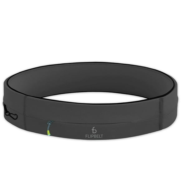 Cinturón de Correr FlipBelt Carbon Mediano con Cierre que Absorbe la Humedad para Mujer y Hombre
