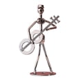 thumbnail image 1 of Guardoinrt Mucal Man Statue Mucian Player Musical Man Sculpture for Table Living Room Bookshelf, 1 of 6