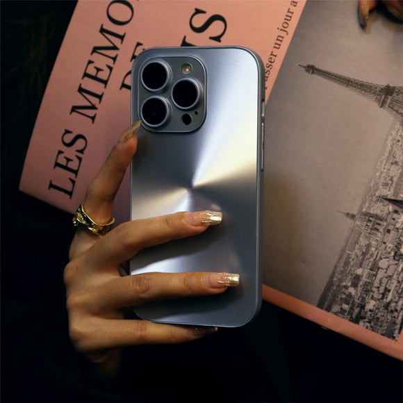 Luxury Bling Laser Aurora Pattern Phone Case for iPhone 16 15 Pro Max 13 12 11 14 Plus Cases Soft Bumper Shockproof Matte Cover Sierra Blue For iPhone 15