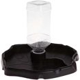 thumbnail image 1 of Reptile Water Bottle, Turtle Food and Water Bowl Automatic Feeders Turtle Waterer Dispenser Bottle Dish for Chameleon Lizard (No Bottle), 1 of 3