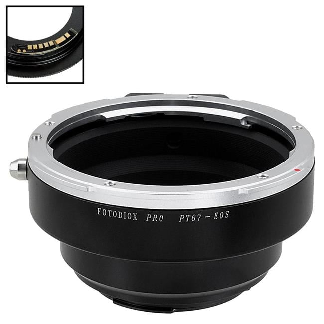 Fotodiox P67-EOS-Pro-FC10 Lens Mount Adapter with Pentax Mount SLR Lens to Canon EOS