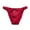 Wine Red, variant on Women's Sexy Satin String Bikini Underwear Shine Smooth Underwear