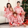 thumbnail image 1 of Pijamas familiares a juego para Navidad 2025, pijamas de Año Nuevo, ropa para adultos y niños, conjuntos para padre, madre, niños, bebés y perros, 1 of 5