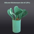 thumbnail image 2 of Menaje de cocina Juego de utensilios de cocina de silicona de 12 piezas de utensilios de cocina con Meterk Menaje de cocina, 2 of 7