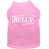 Pet Dog Cat Shirt Screen Printed, "Bully"