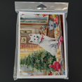 thumbnail image 3 of Japanese Spitz Christmas Cookies Greeting Cards Pack of 8 7 in x 5 in, 3 of 3