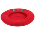 thumbnail image 6 of DEEPCRAFF 1Pack Red Wool Beret Hat for Women with Japanese Artistic Style Party Wear 11.6x11.6in, 6 of 8