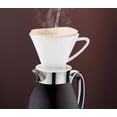 thumbnail image 2 of Glass Lined Coffee Carafe - 50 oz, Gray Satin - Insulated Pitcher for Hot & Cold Drinks - Thermal Carafe with Glass Liner - Coffee Dispenser, 2 of 5