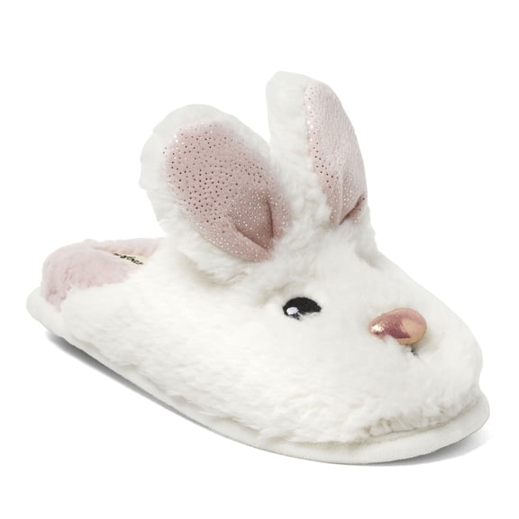 Dearfoams Women's Shay Novelty Easter Bunny Rabbit Scuff Slipper