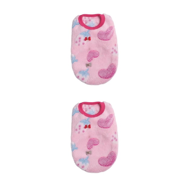 Methold Ropa para mascotas Chaleco de terciopelo coral Chalecos con patrones lindos Ropa de animales Resistente al viento Agradable para la piel para Type2 NO2 Methold CBP186678