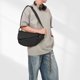 thumbnail image 5 of Bolso bandolera para hombre | Riñonera multibolsillos para teléfono y artículos esenciales | Correa ajustable | Piel sintética | Gris o negro, 5 of 6