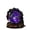 Style-3, variant on Halloween Ball Lighted Decor Figurine with Glowing Ball Gothic Tabletop Decoration for Mantel Shelf Entryway, Glowing Home Decor,7.8 Inch(Batteries Not Included)