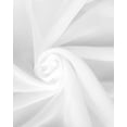 thumbnail image 7 of Christmas Sheer Kitchen Tier Curtains 24 inch length, Red Christmas Ball Small Half Curtains, Snowflake Sparkle Snow Rod Pocket Vanlance Xmas Winter Red Short Cafe Window Treatments 27.5"x24" 2 Panel, 7 of 7