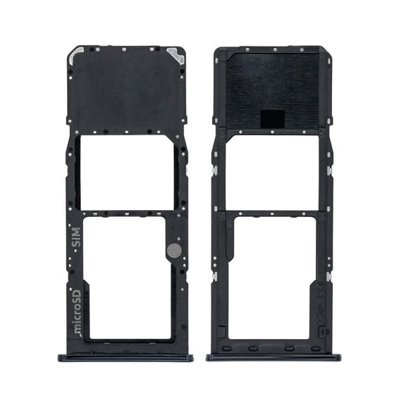 Replacement Single Sim Card Tray Compatible For Samsung Galaxy A50S (A507 / 2019) (Prism Crush Black)