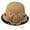 Khaki, variant on Jamicy Cute Hats for Women Bucket Hat Ladies Church Party Fashion Bucket Hat for Women 1920s Vintage Bucket Bowler