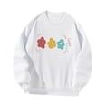 thumbnail image 1 of Sudadera informal con estampado para mujer, ligera, estilo jersey SG, 1 of 9