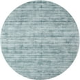 thumbnail image 1 of Ahgly Company Indoor Round Contemporary Light Steel Blue Abstract Area Rugs, 7' Round, 1 of 6