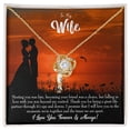 thumbnail image 4 of À Ma Femme Toujours et pour Toujours Infini Noeud Collier Message Carte, 4 of 7
