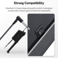 thumbnail image 4 of LOVEVER Sustain Pedal for Pianos Electronic Keyboard  Design Black SP-1, 4 of 7