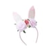 thumbnail image 2 of Diadema con orejas de conejo y tocado de flores para fiesta infantil, accesorio para el cabello de Pascua, diadema de plástico, 2 of 6