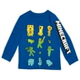 thumbnail image 3 of Minecraft Characters Boys Long Sleeve T-Shirt, 2-Pack Bundle Set for Kids and Toddlers (Size 4-16), 3 of 7