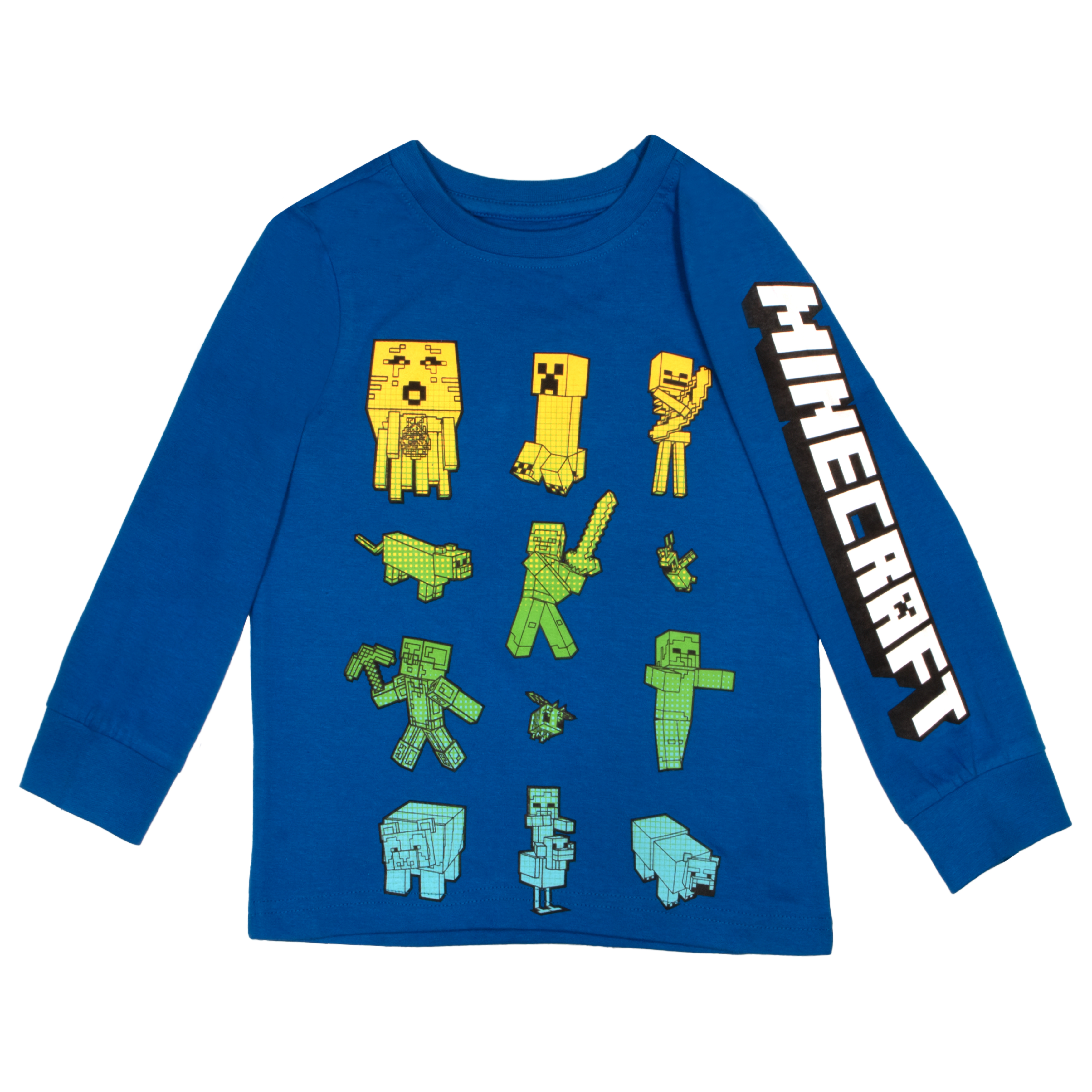 Minecraft Characters Boys Long Sleeve T-Shirt 2-Pack photo 4