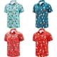 thumbnail image 2 of Camisa hawaiana de Navidad para hombre Minnieouse Azul marino XL, 2 of 6