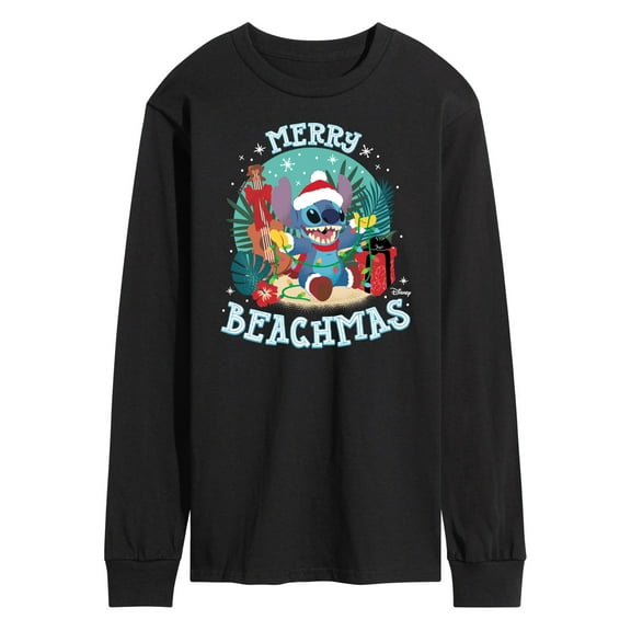 Lilo & Stitch - Merry Beachmas - Men's Long Sleeve T-Shirt