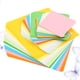 thumbnail image 4 of 200 piezas de recortes de papel de origami de colores, plegables, manuales para manualidades de jardín de infancia (colores variados), 4 of 5