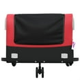 thumbnail image 4 of vidaXL Bike Trailer Black and Red 45 kg Iron, 4 of 4