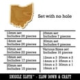 thumbnail image 2 of Ohio State Silhouette Wood Mini Charms Shapes DIY Craft Jewelry - No Hole - 16mm (22pcs), 2 of 7