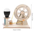 thumbnail image 2 of EIMELI Diy Hand Crank Generator Emergency Power Generator Electricity Generator Crank Kit, 2 of 8