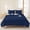 Navy Blue, variant on 3 Pieces Queen Quilt Set,Farm Cow with Sunflower Soft Bedding Sets with 1 Quilt & 2 Pillow Shams,Country Buffalo Black and White Plaid Summer Bedspread Lightweight Coverlet Comforter for All Season