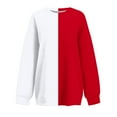 thumbnail image 4 of Gufahion Oversized Sweatshirt for Women Crewneck Pullover Womens Tops Long Sleeve Shirts Casual Fall Fashion Loose Spring Outfits Winter Clothes, Gifts for Women, 4 of 4