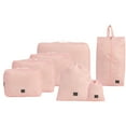 thumbnail image 3 of Xuniizn Packing Cubes, Compression Packing Cubes for Travel (7-Piece Set) - Travel Packing Organizers with Laundry Bag, Luggage Organizers for Suitcase, Lightweight Travel Cubes for Packing, Pink, 3 of 7