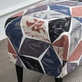 thumbnail image 4 of Dowbom Stretch Ottoman Cover,Printed Rectangle Ottoman Slipcover with Elastic Bottom Furniture Protector Removable Washable Anti-Slip Soft Footrest Footstool Protector for Living Room-D, 4 of 8